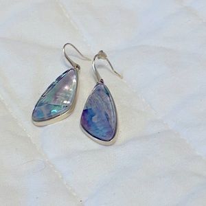 Kendra Scott Small Lilac Abalone Earrings